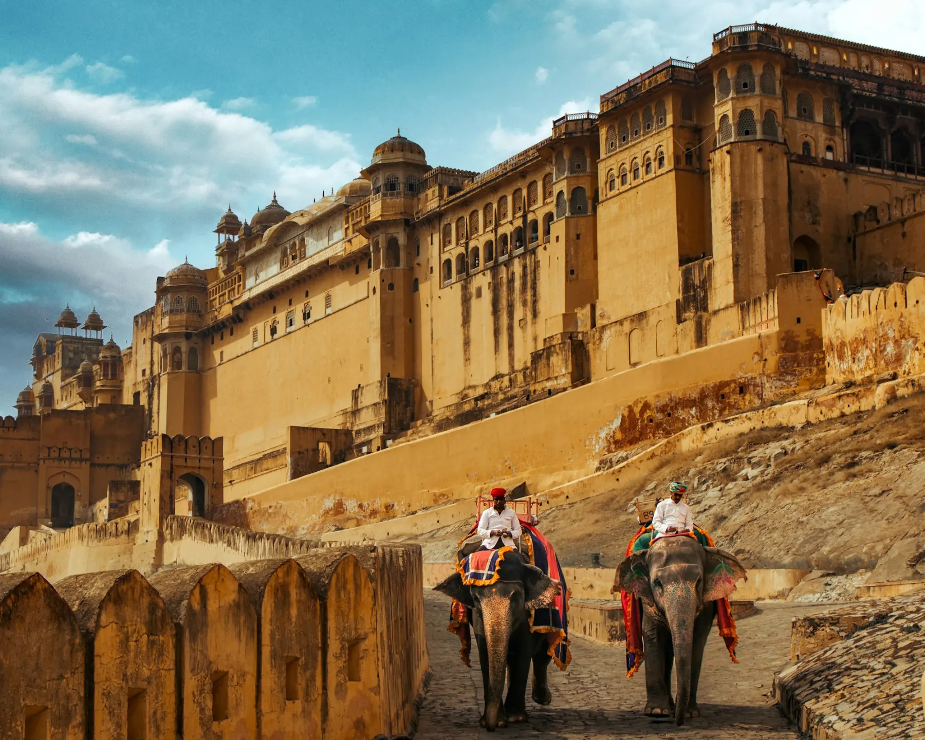 Amber Fort above Jaipur