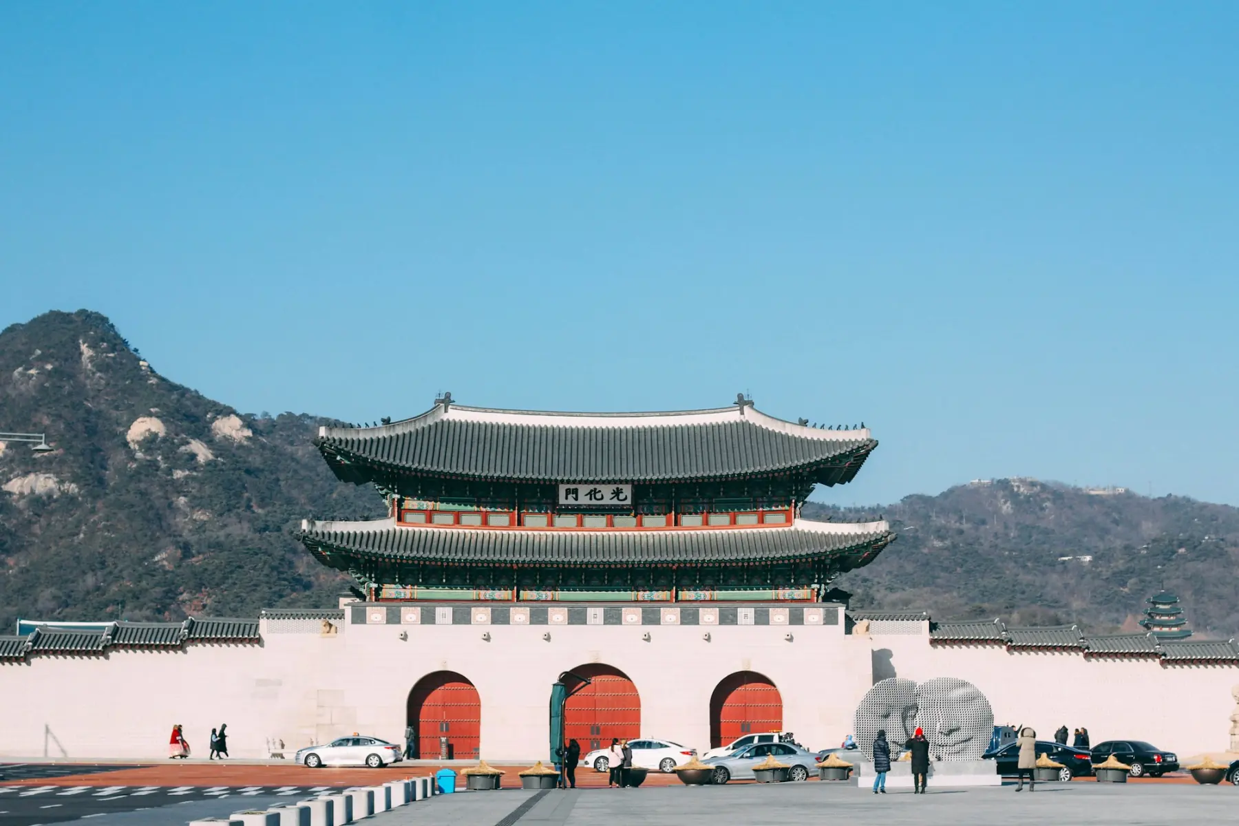 Gwanghwamun gate of Gyeongbokgung palace, Seoul
