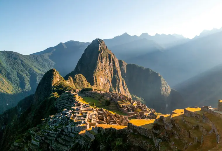 Machu Picchu under Huayna Picchu, Peru