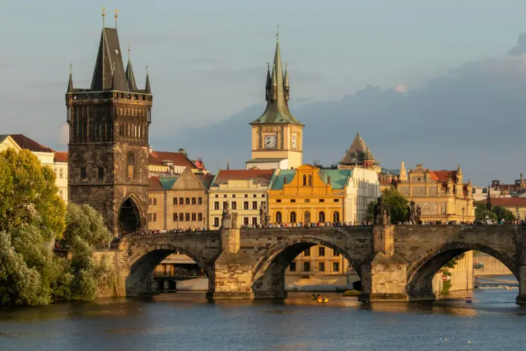 Charles Bridge and the Old Town towers, Prague